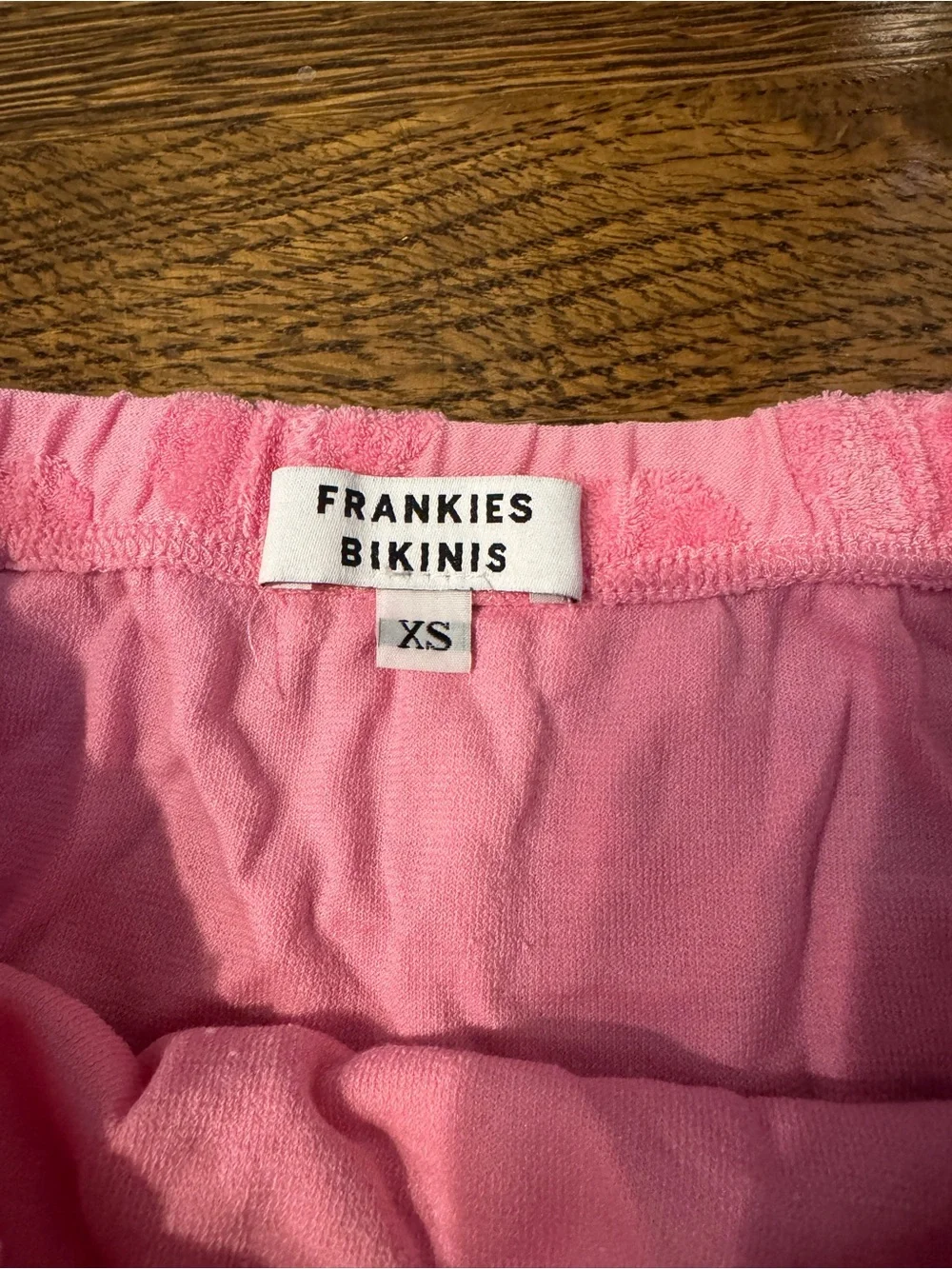 Frankie's Bikinis Pink Floral Swim Coverup Set